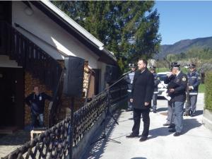 Utrinki s spominske slovesnosti v Ratečah 1